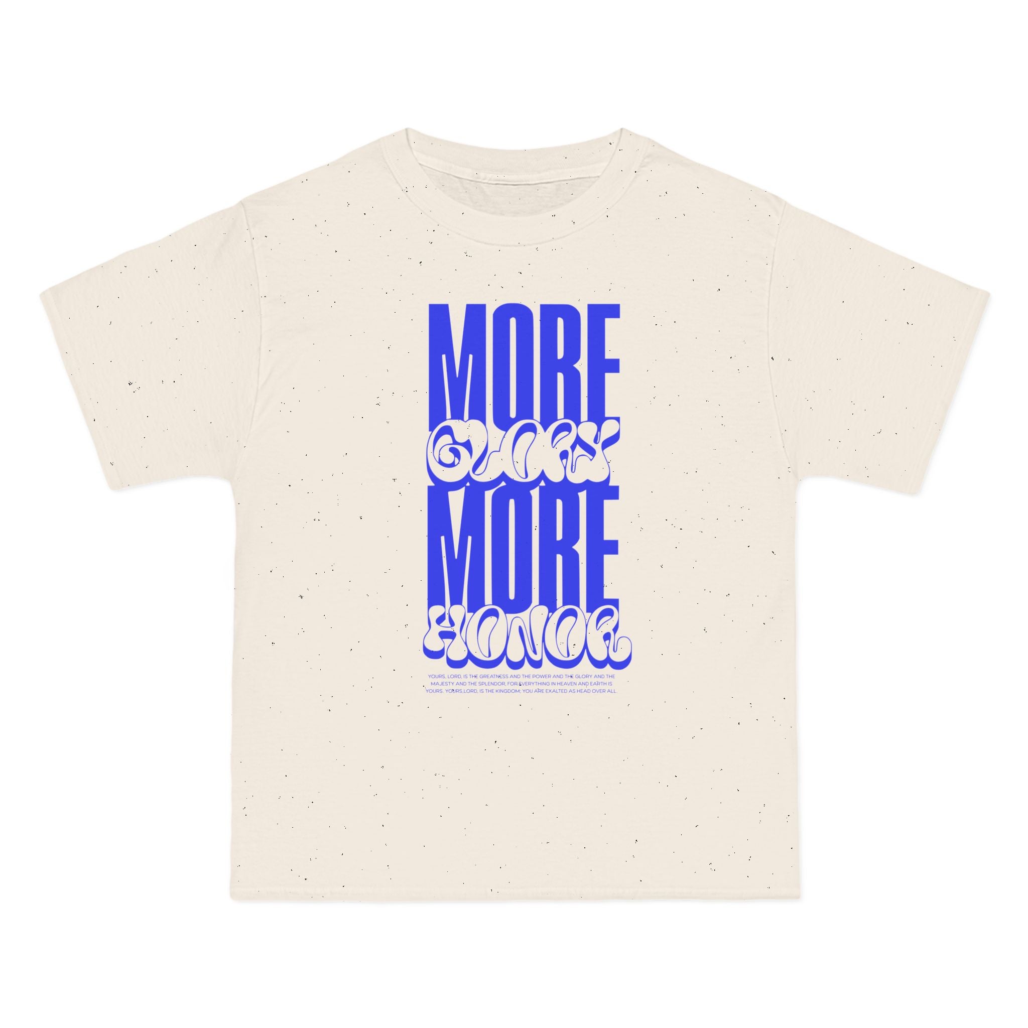 More Glory More Honor - Short-Sleeve Oversized Tee