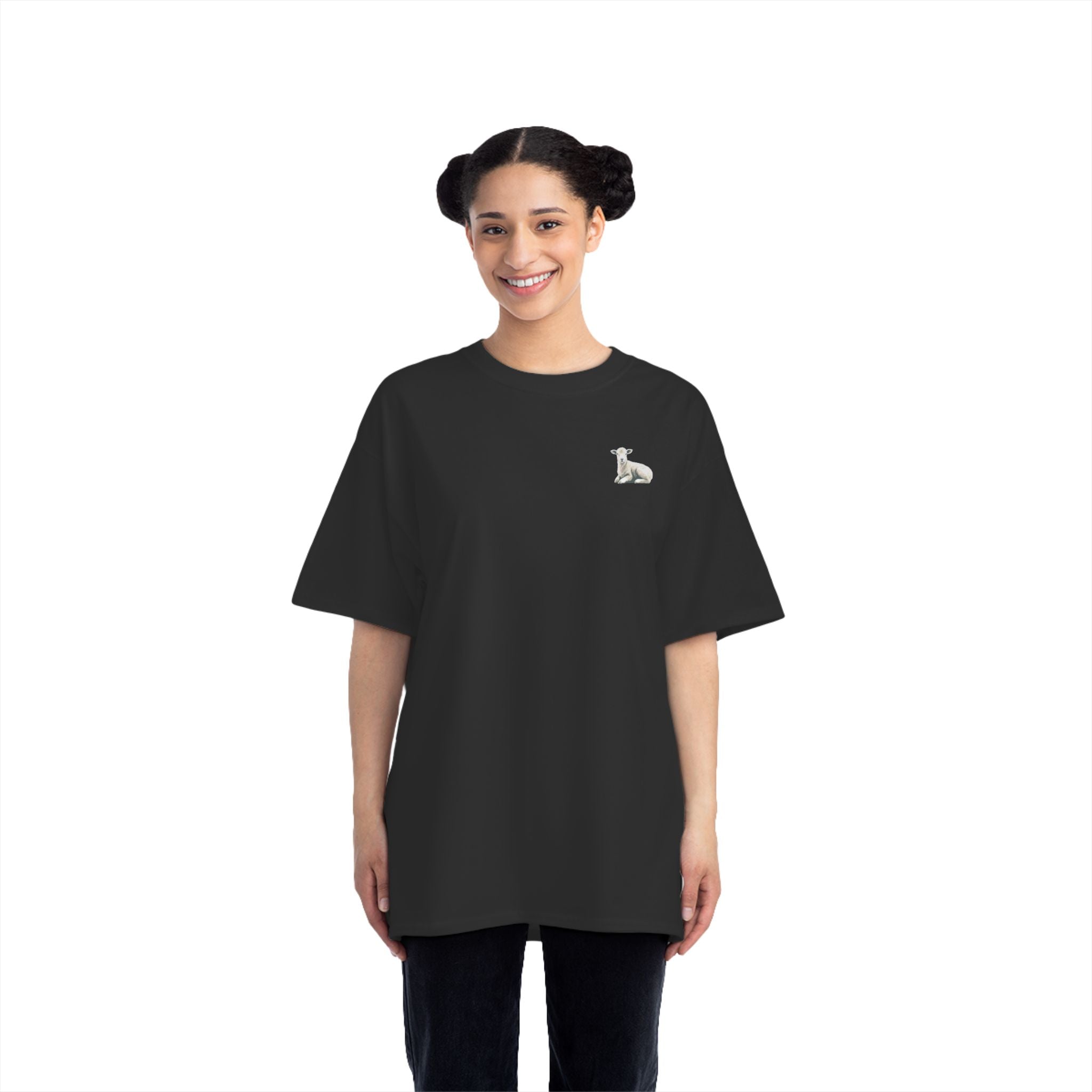 Worthy is the Lamb - Short-Sleeve Oversized Tee