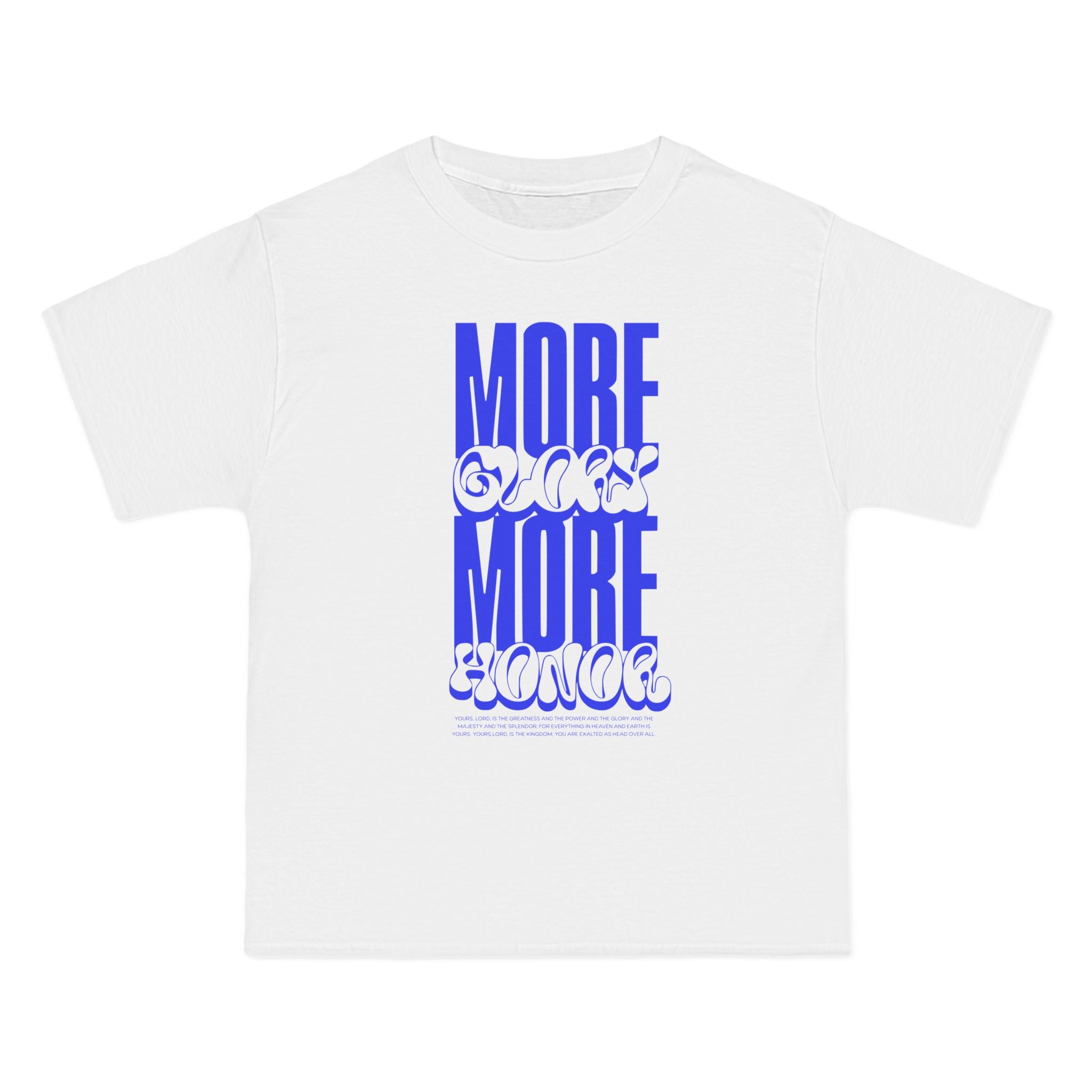 More Glory More Honor - Short-Sleeve Oversized Tee