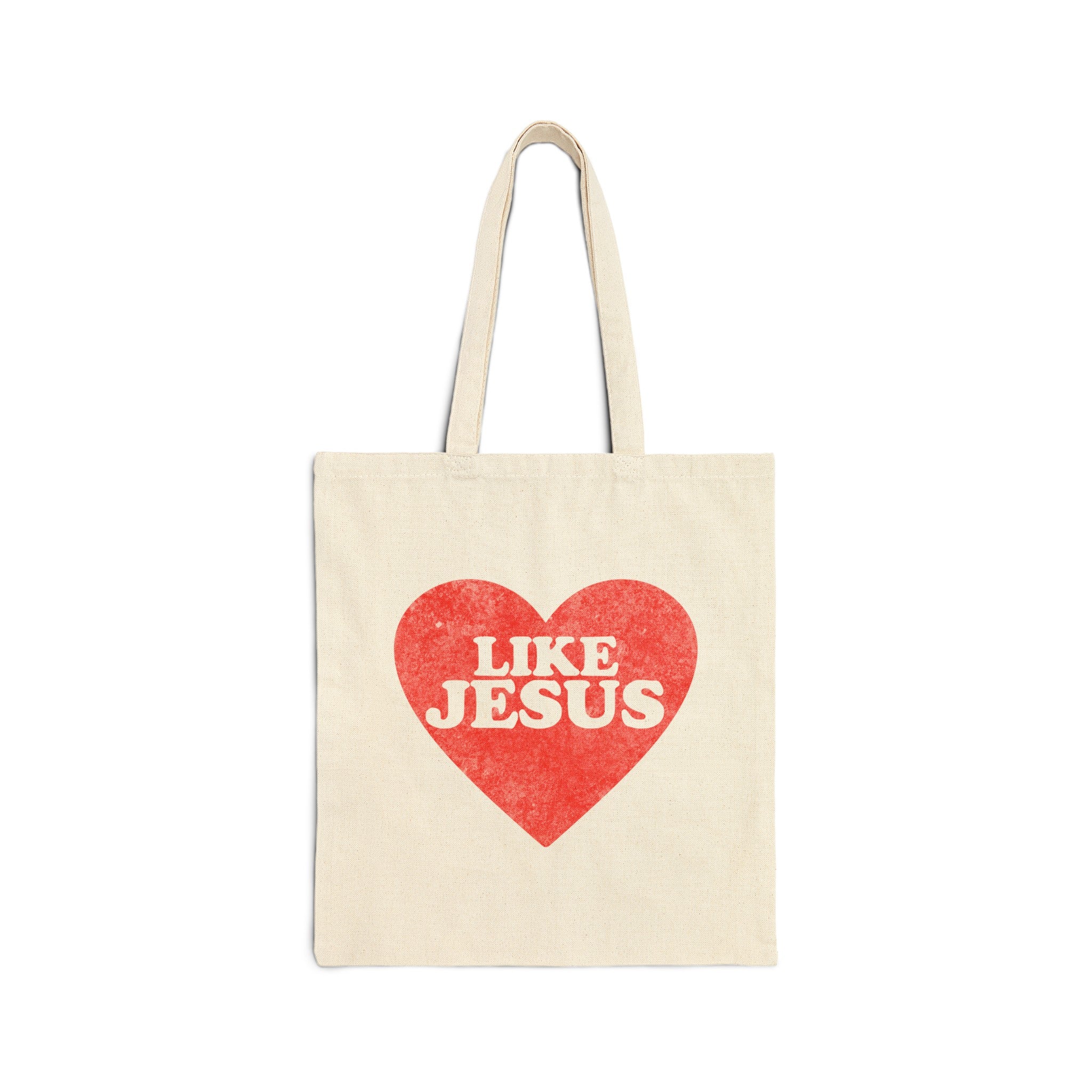 Like Jesus - Cotton Canvas Tote Bag