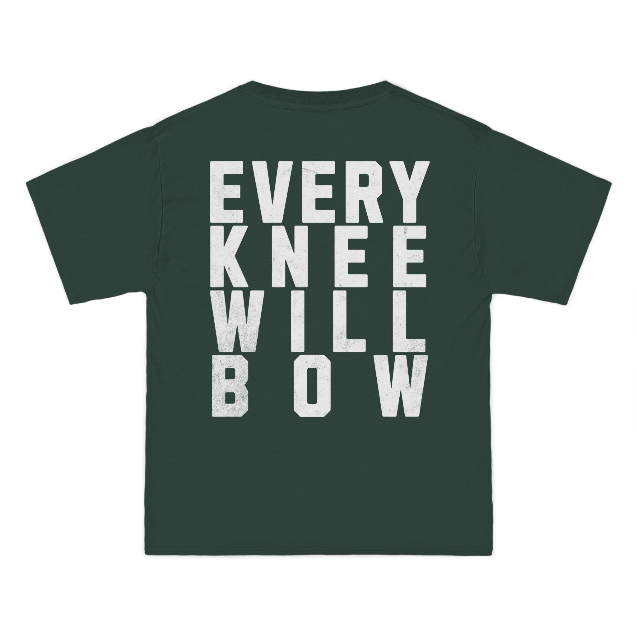 Every Knee Will Bow - Unisex Short Sleeve Oversized Tee
