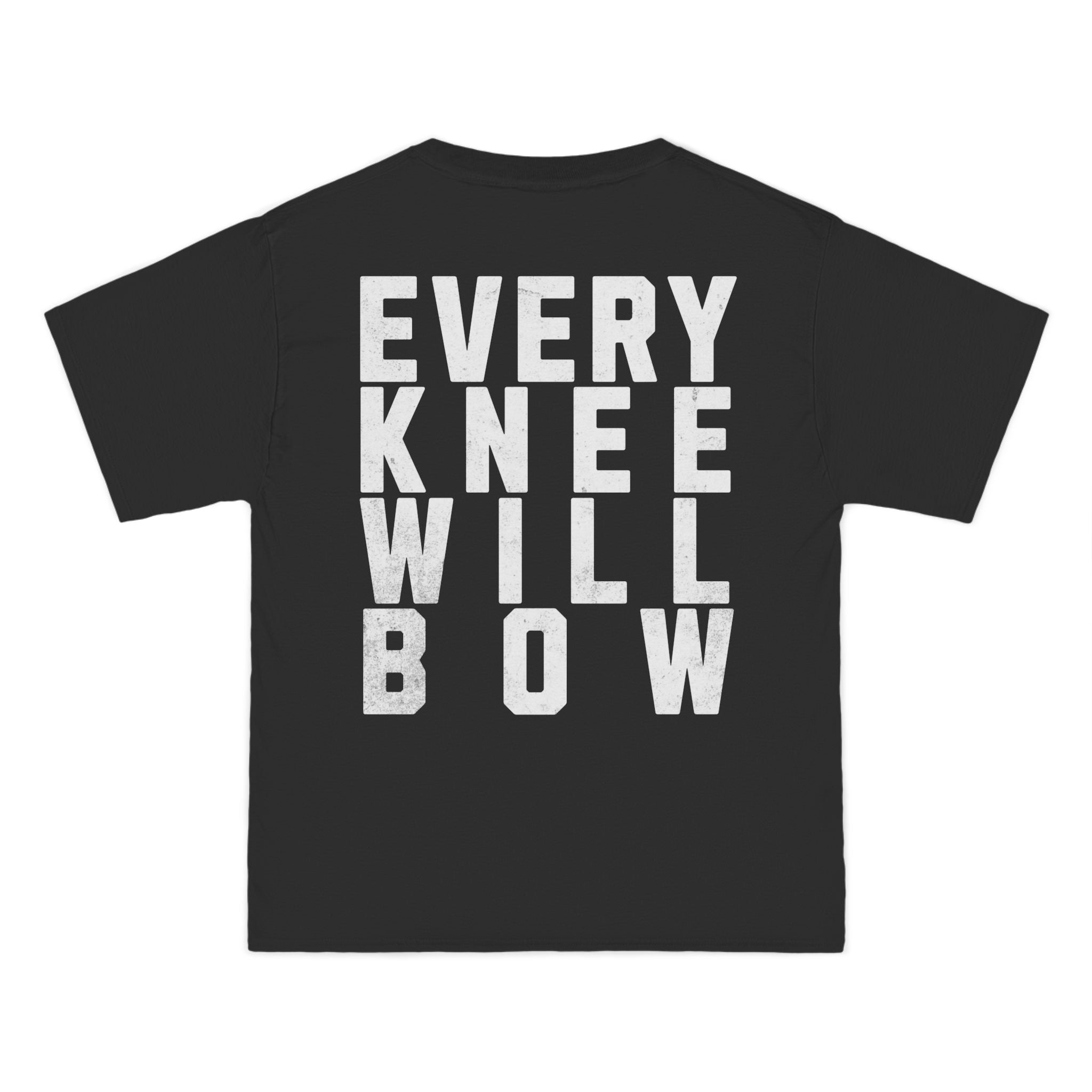 Every Knee Will Bow - Unisex Short Sleeve Oversized Tee