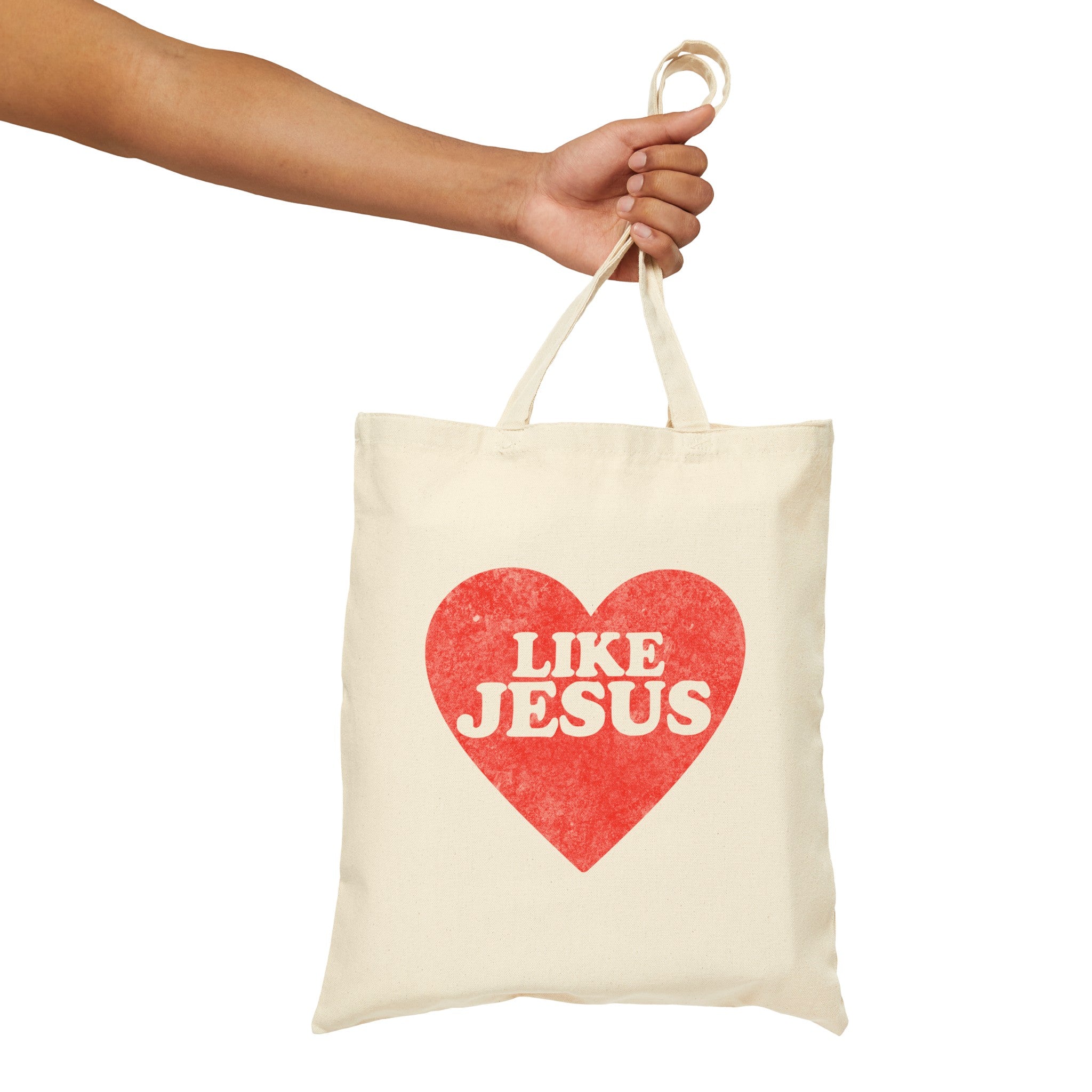 Like Jesus - Cotton Canvas Tote Bag