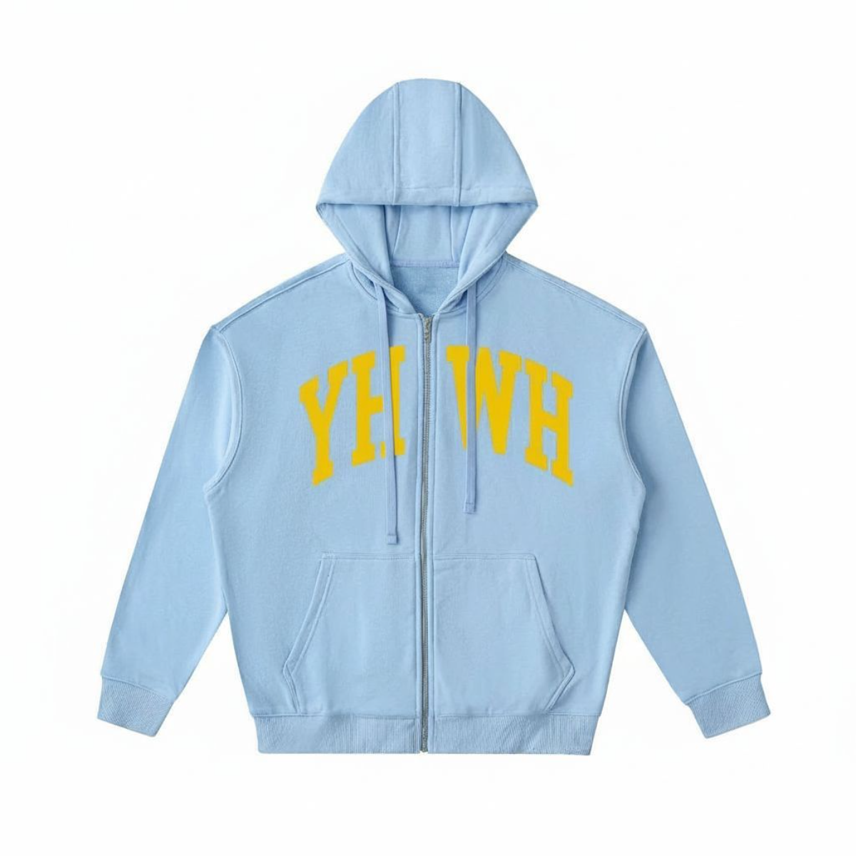 YHWH - Drop-Shoulder Zip Up Hoodie