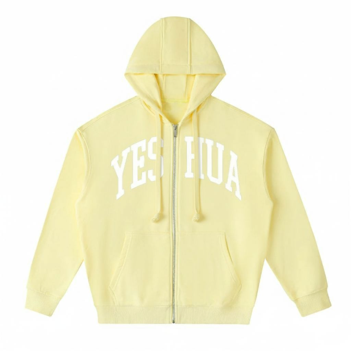 YESHUA - Drop-Shoulder Zip Up Hoodie