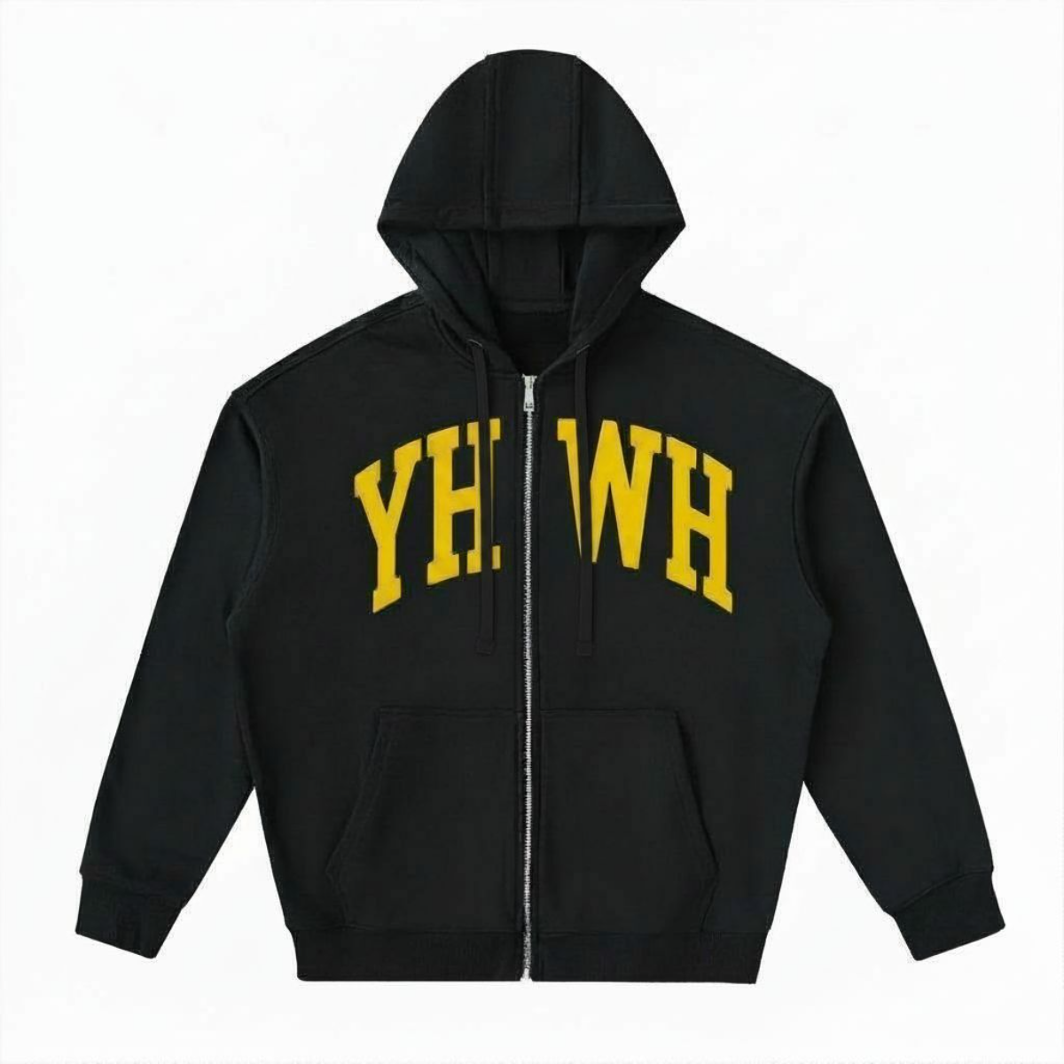 YHWH - Drop-Shoulder Zip Up Hoodie