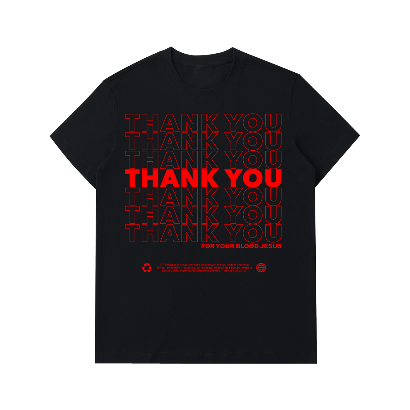 Thank You - Essential Heavyweight Cotton T-Shirt