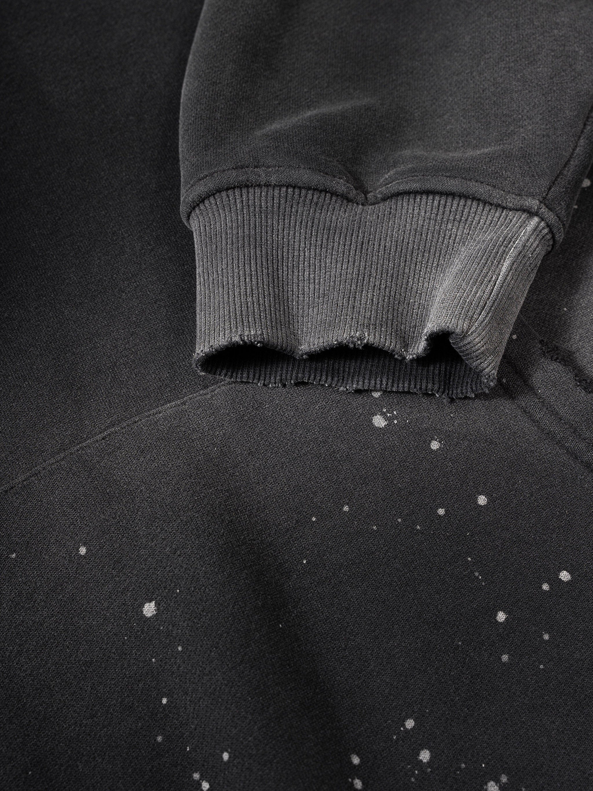 One Way Jesus - Vintage Washed Frayed Fleece Hoodie